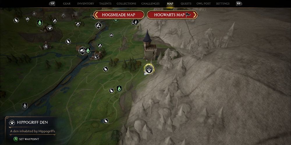 Hogwarts Valley Hippogriff Den