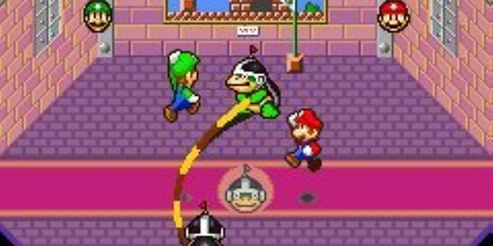 Mario and Luigi Superstar Saga jump rope