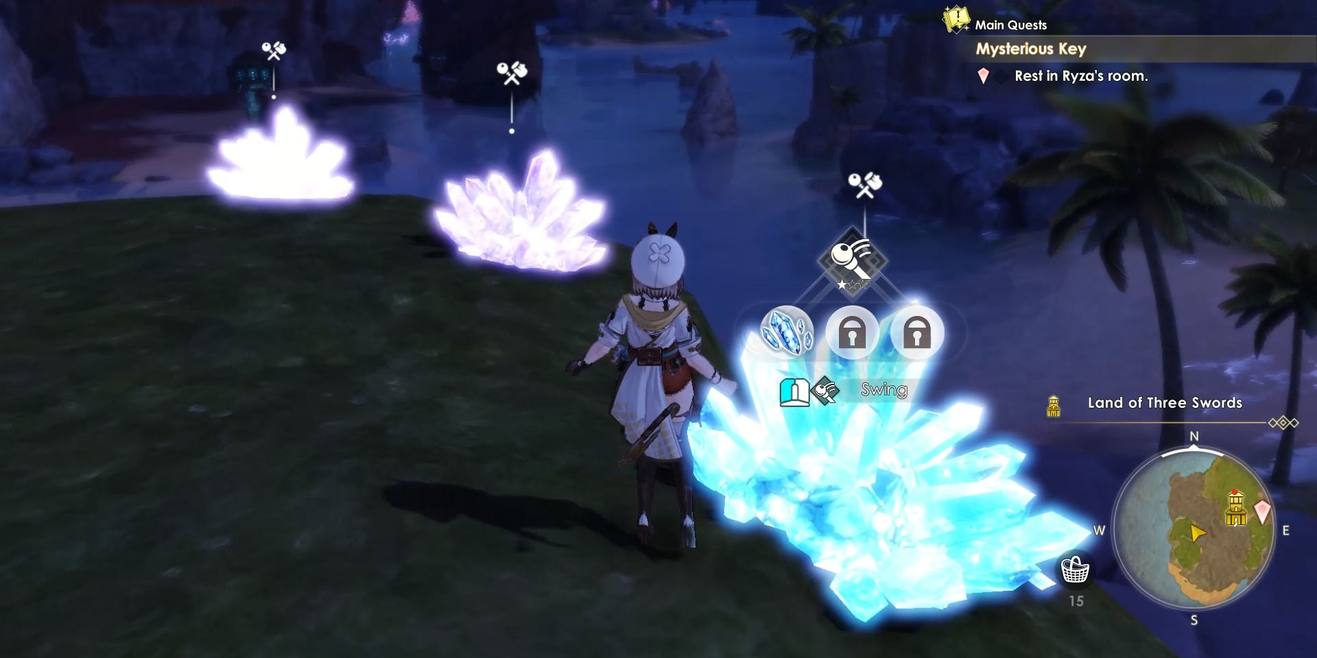 Image of Fairystone shards in Land of Three Swords in Atelier Ryza 3.