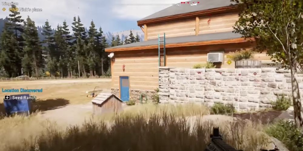 Far Cry 5 Seed Ranch blue door entrance
