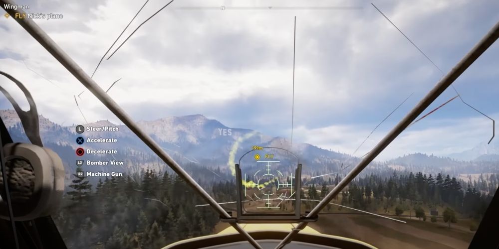 Far Cry 5 Flying Nick Rye's plane