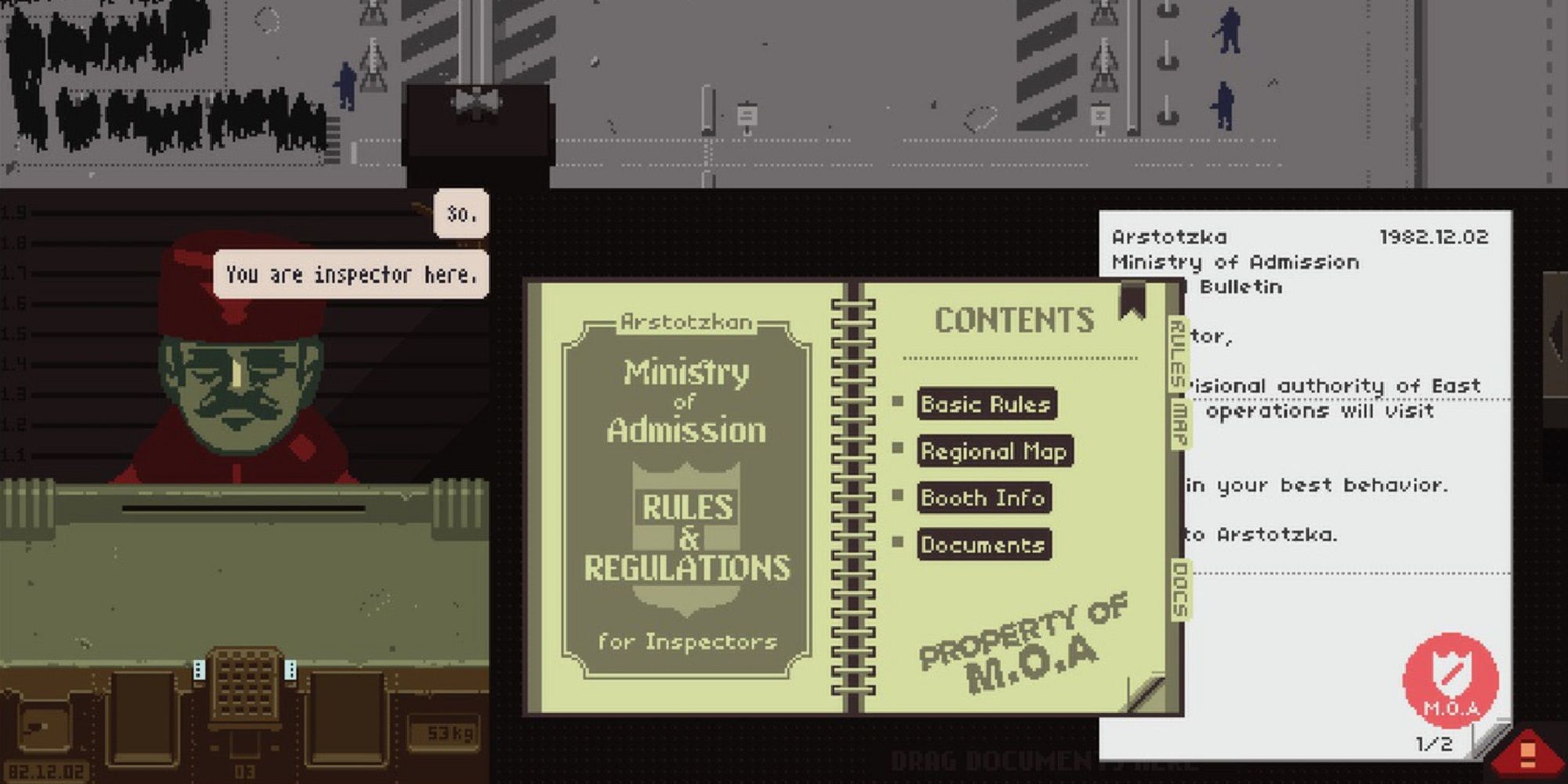 Lucas Pope on X: Updated Papers Please for 64-bit & added Chinese  localization. Should be up on Steam/GOG/etc now or soon. The last update  was in 2014, one hundred million years ago.