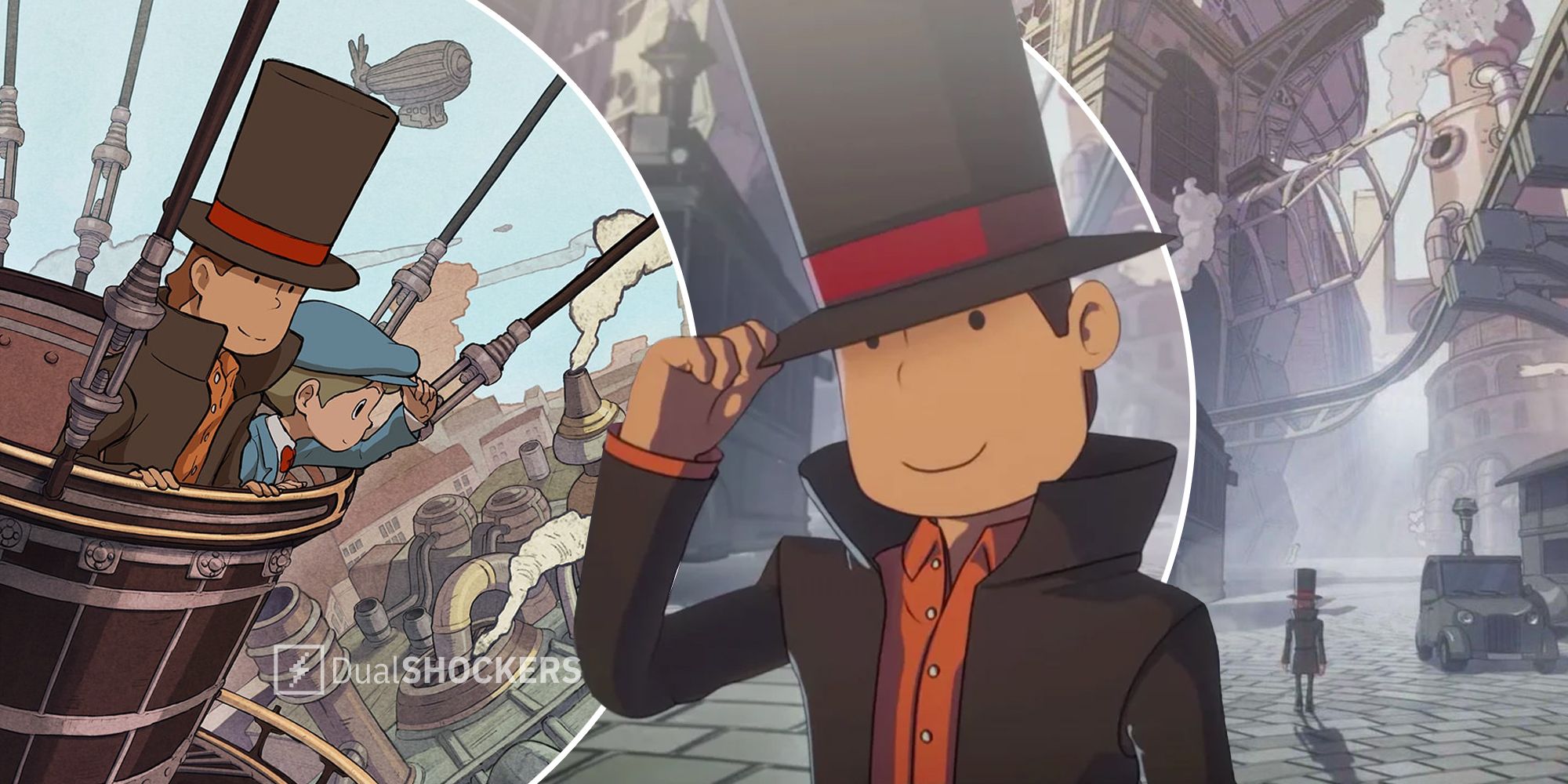 Professor Layton And The New World Of Steam promos