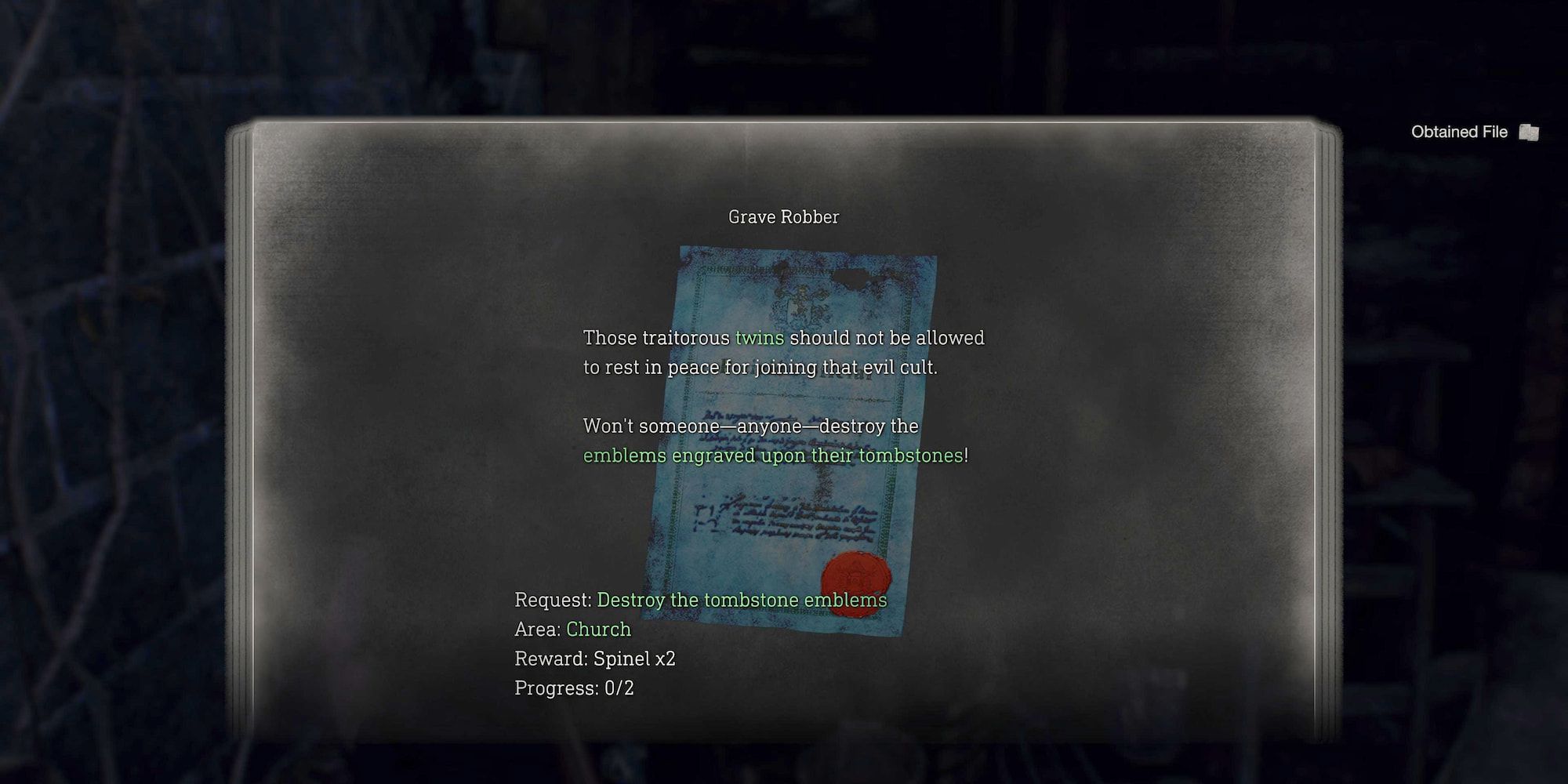 Resident Evil 4 Remake How To Complete The Grave Robber Request