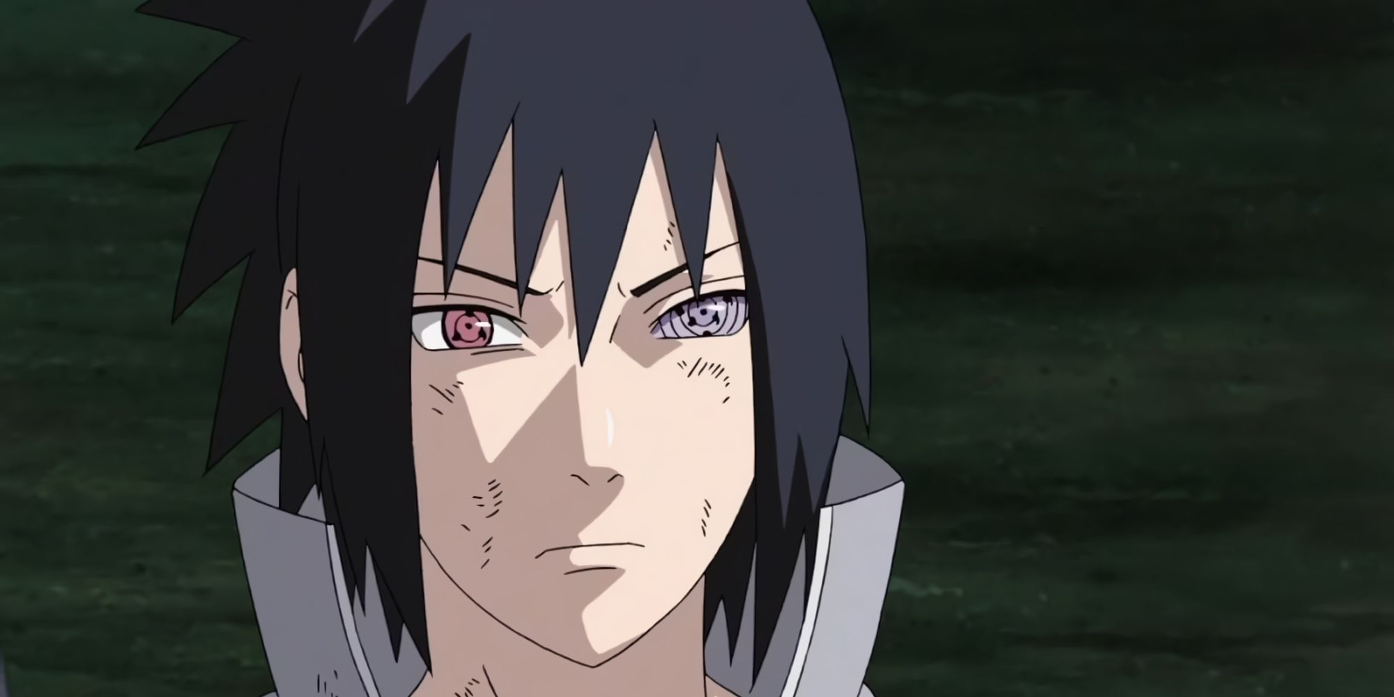 Sasuke From Naruto With His Sharingan And Rinnegan