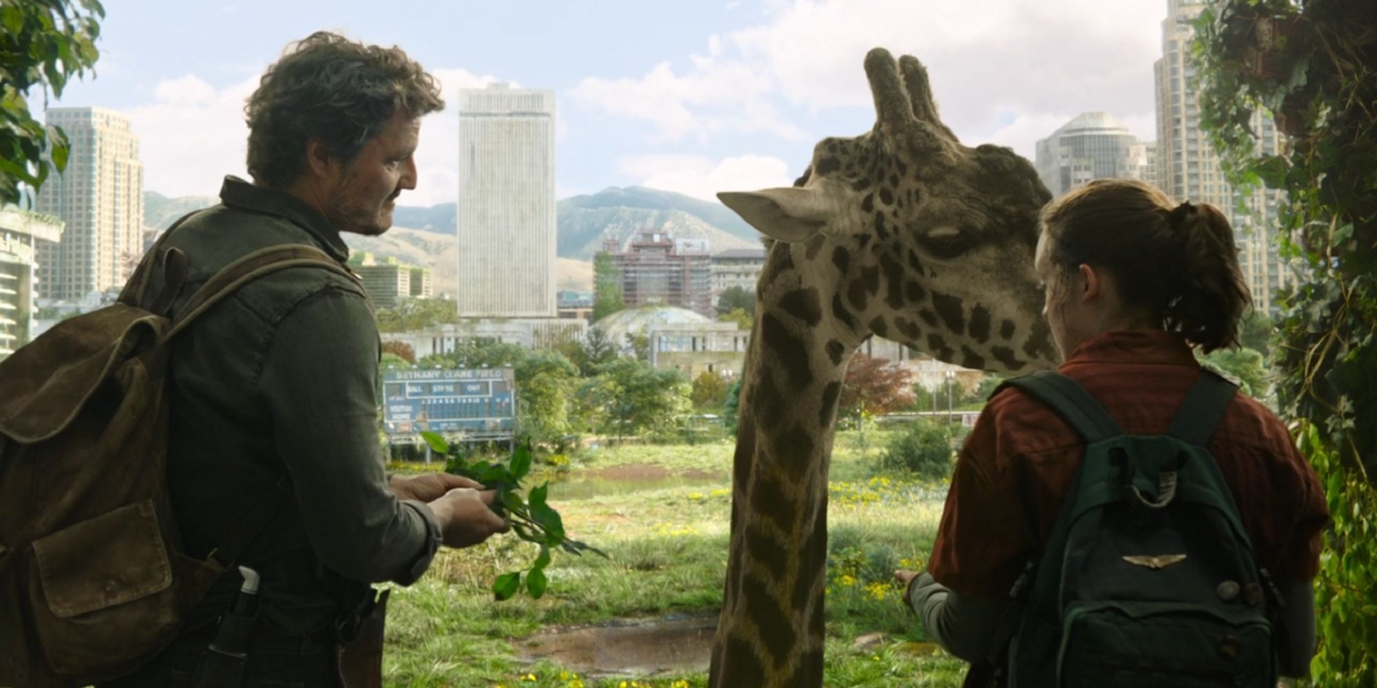 The Last of Us Episode 9 Joel and Ellie Giraffe