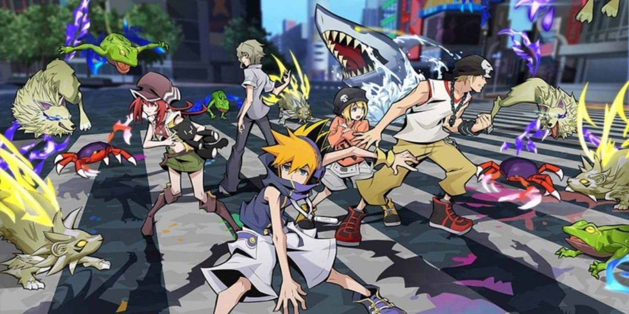 The Cast Of The World Ends With You Surrounded By Noise 