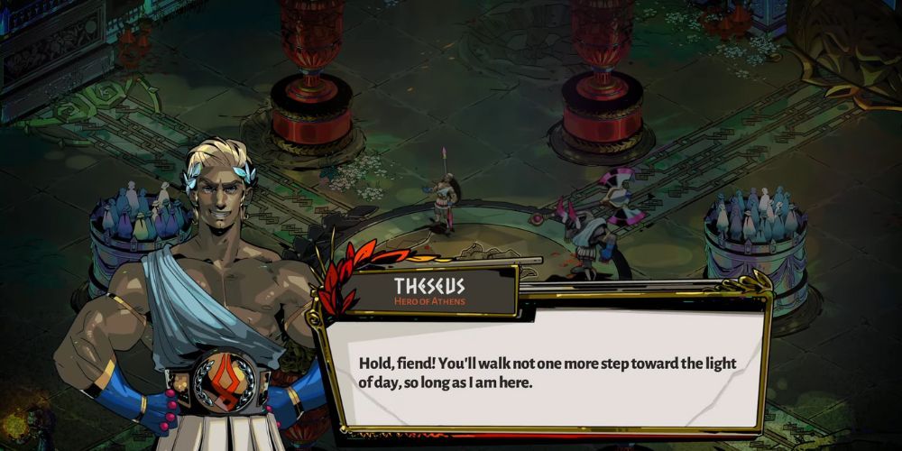 Theseus Boss Fight in Hades