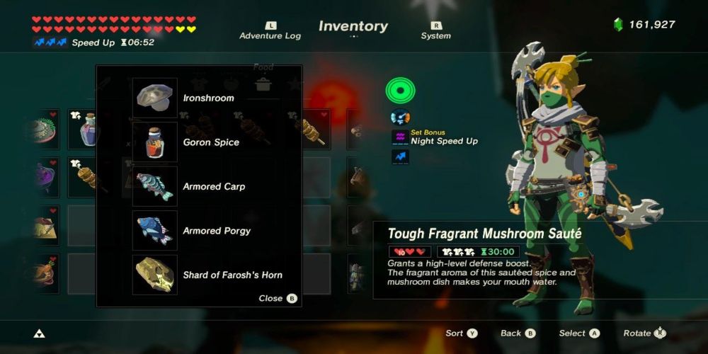 Zelda BotW Best Food Dishes, Ranked