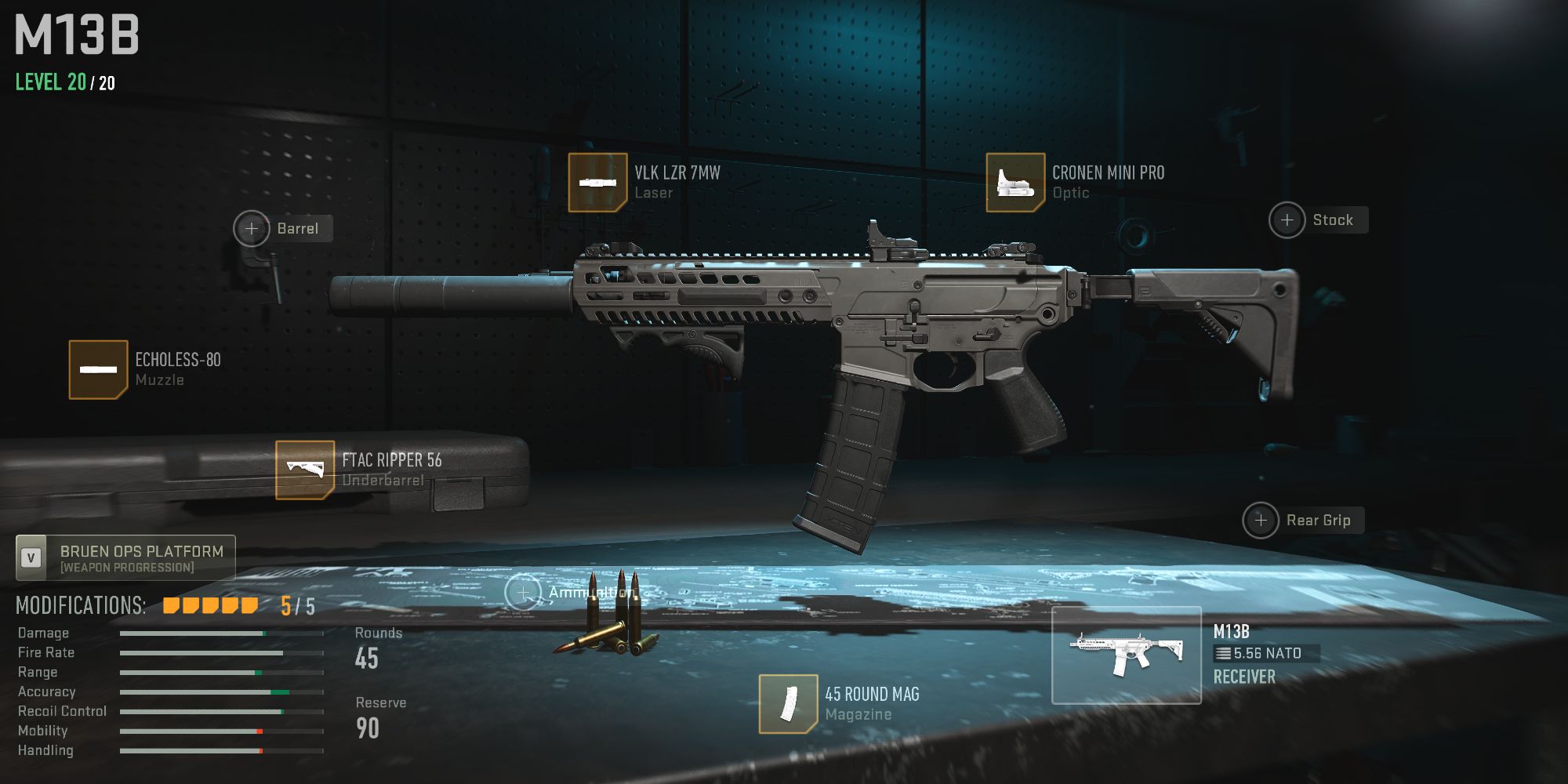 Updated best M13B attachments for Warzone 2 and Modern Warfare 2 