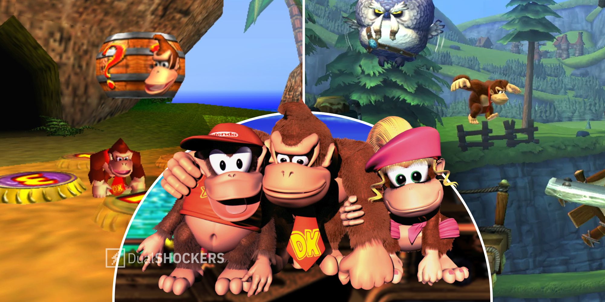 Donkey Kong 64, Donkey Kong Country 2, Donkey Kong Country: Tropical Freeze