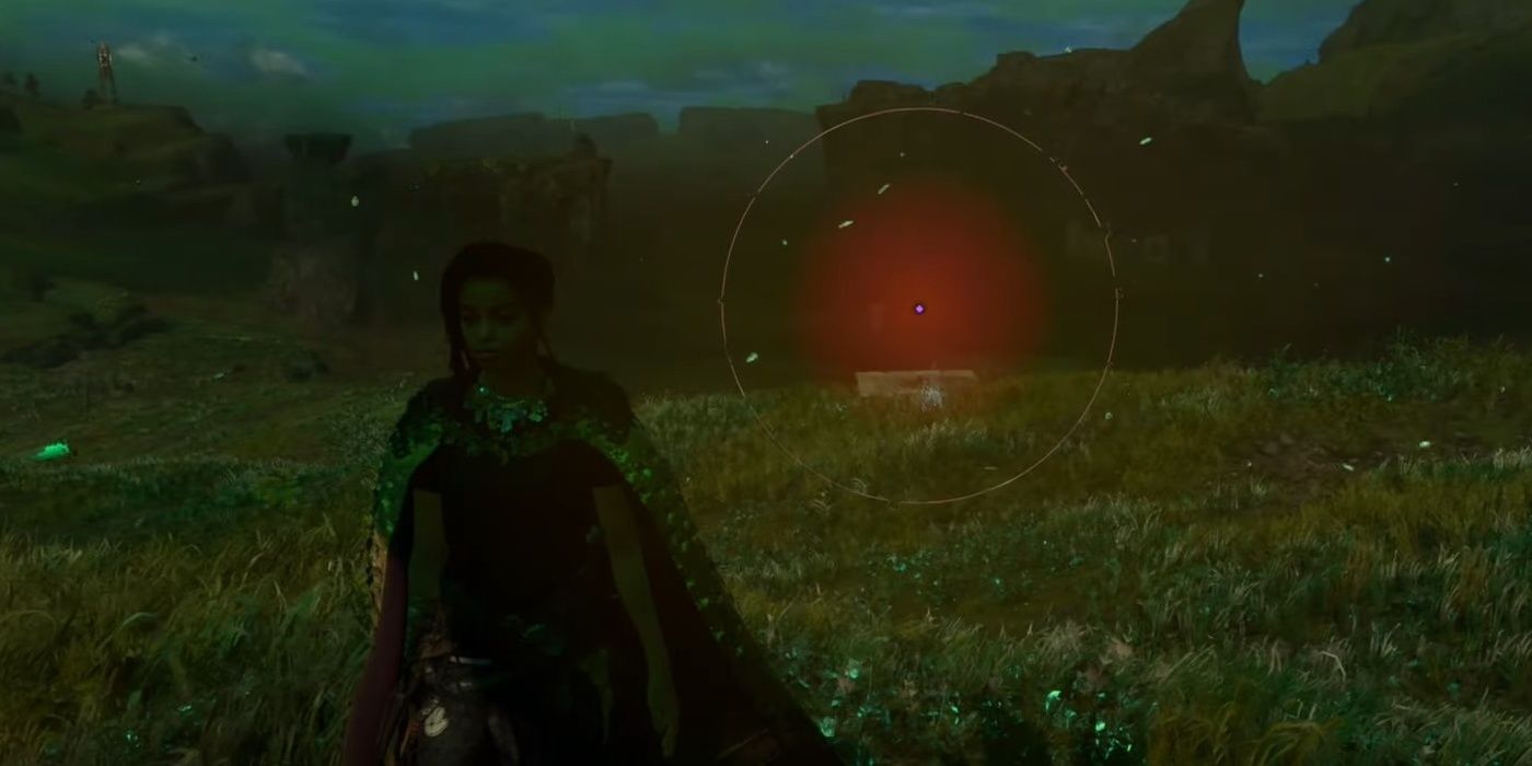 The 13th Familiar named Zestion is found by the character in Forspoken across the grassy field.