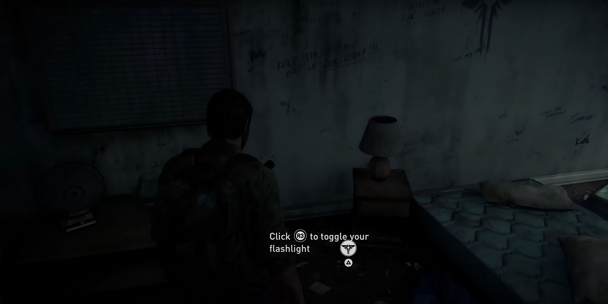 Screenshot of First Firefly Pendant in The Last of Us Part 1