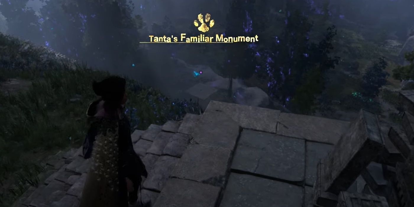 The 9th Familiar named Aramak was found below the monument in Forspoken by the character.