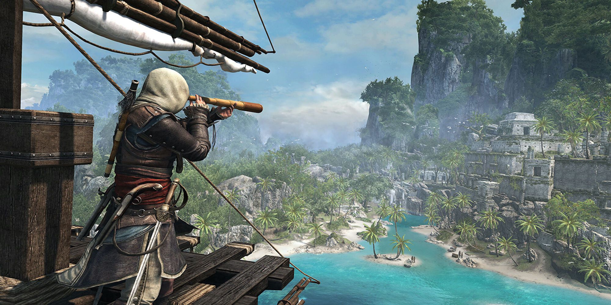 Kenway overlooking the sea (Assassin's Creed IV: Black Flag)