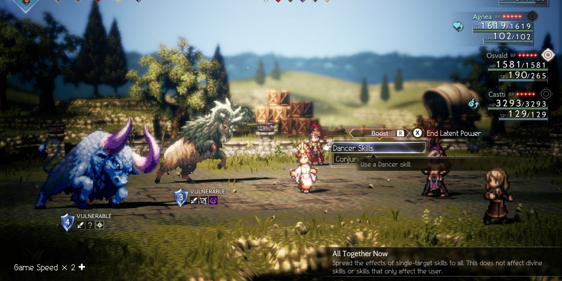 Agnea's Latent Power from Octopath Traveler 2