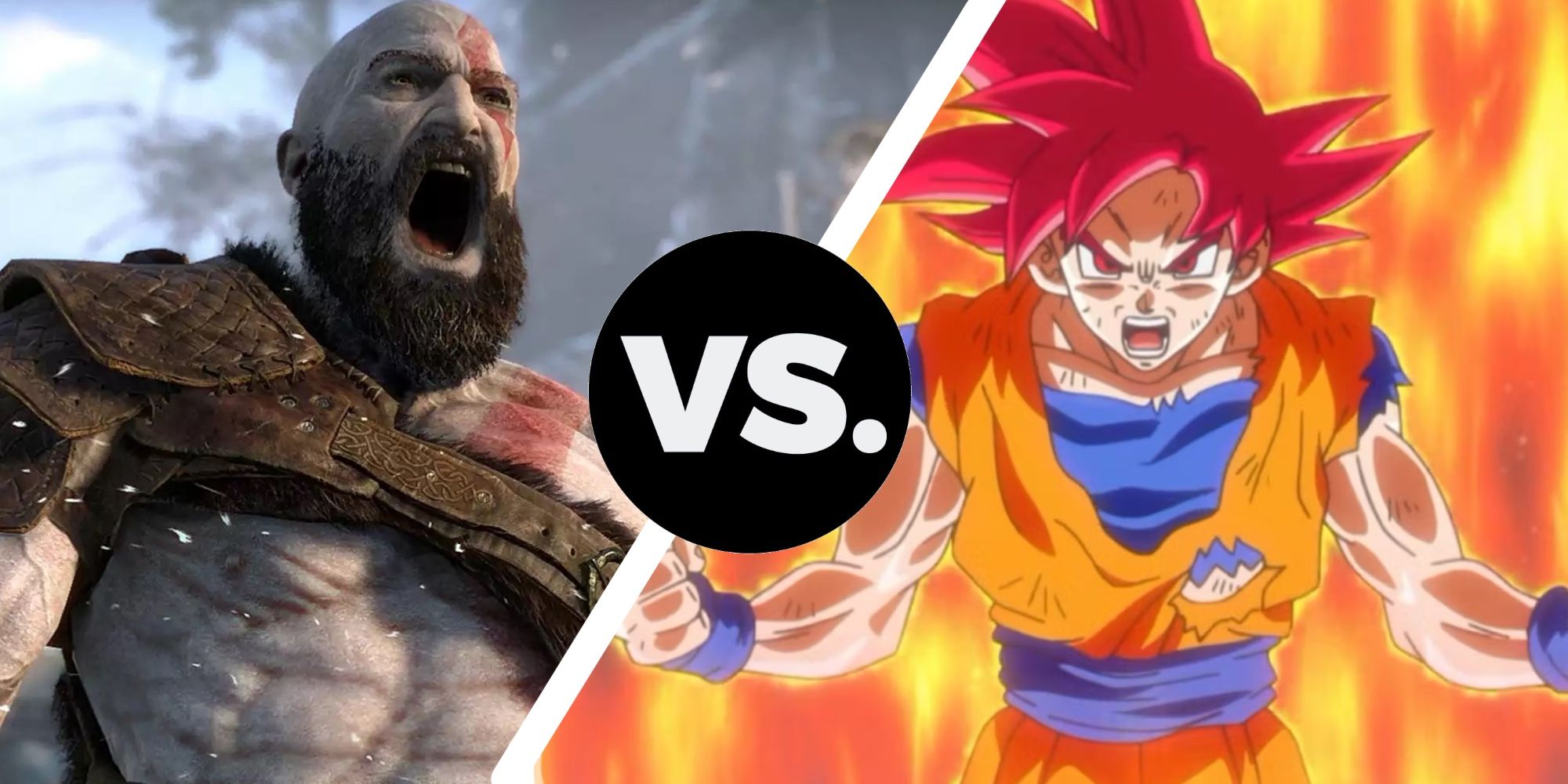 kratos vs goku