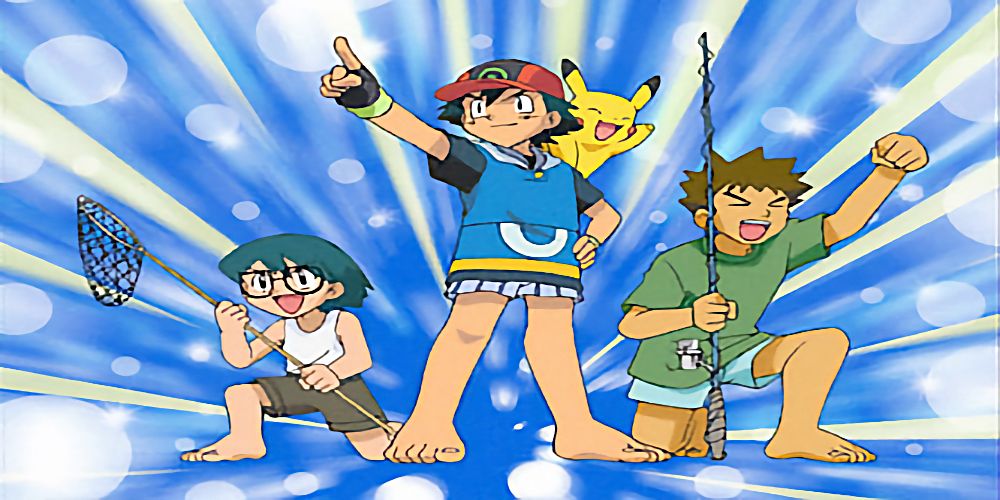 Ash and friends from Pokemon