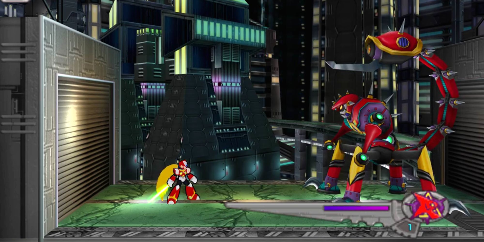 Boss Fight in Mega Man X7