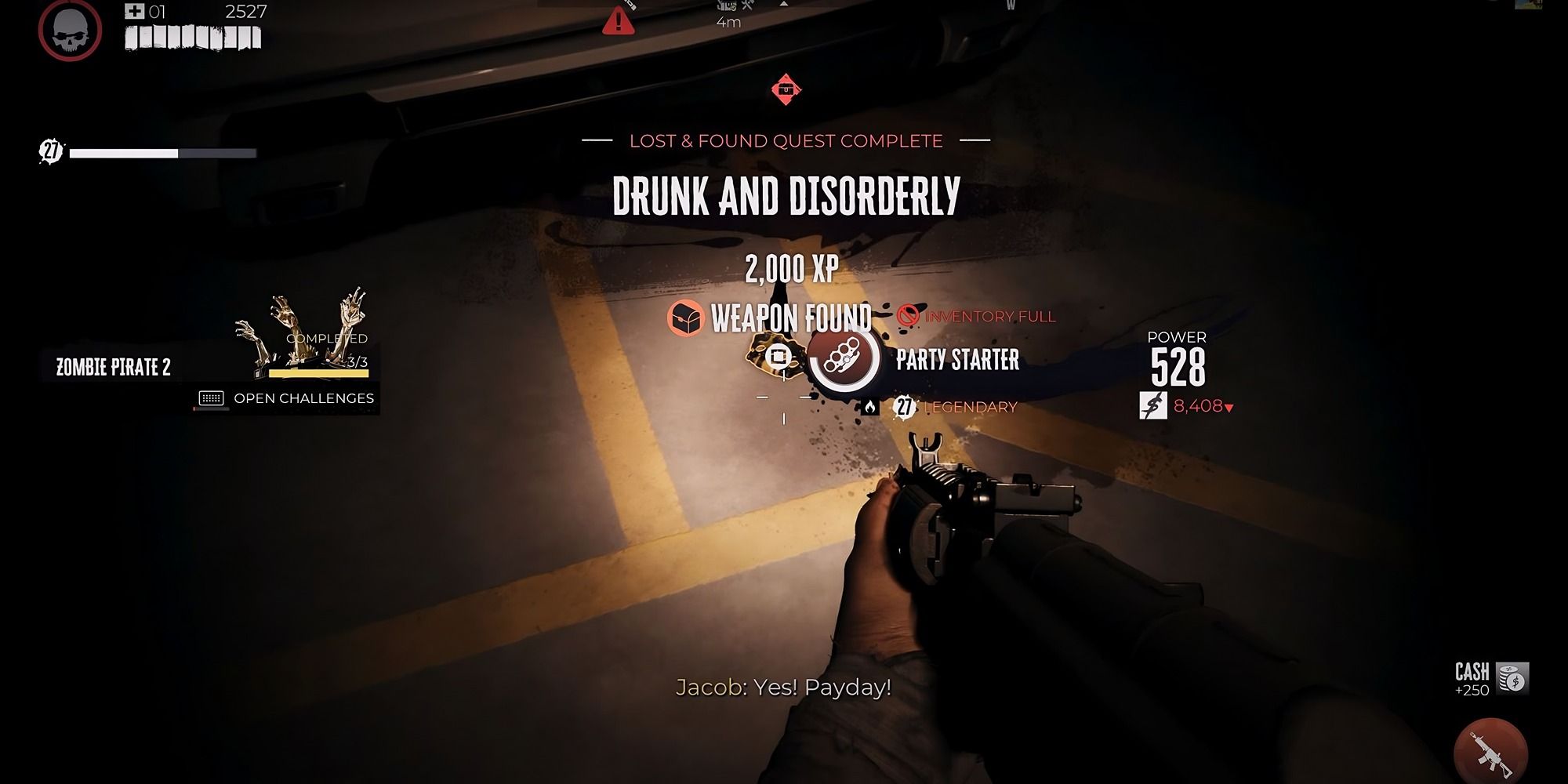 Screenshot from Dead Island 2 Party Starter Weapon Reward