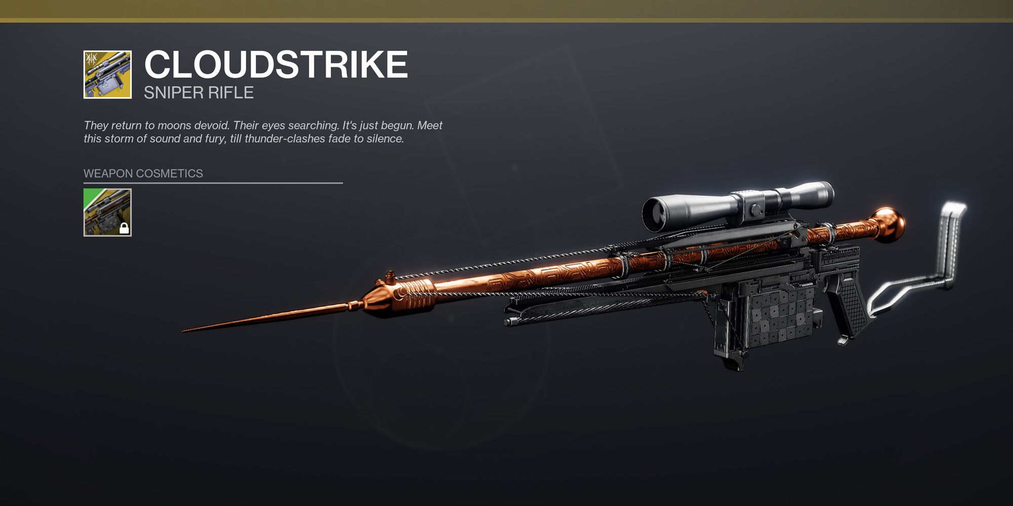 How To Unlock The Cloudstrike Exotic Sniper In Destiny 2