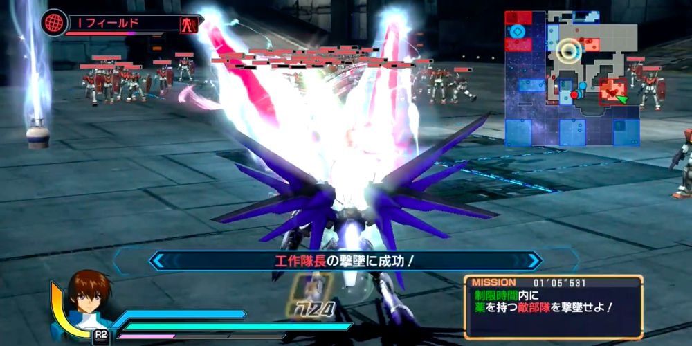 Dynasty Warriors Gundam Reborn Freedom Gundam Using Full Burst Attack