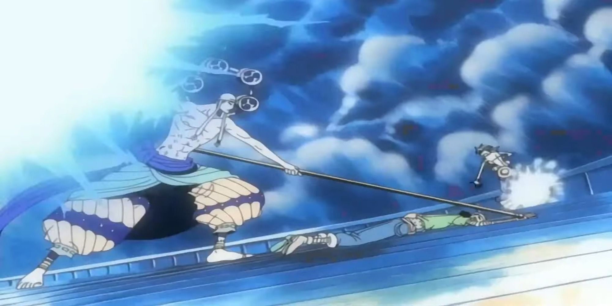 Enel in battle in One Piece