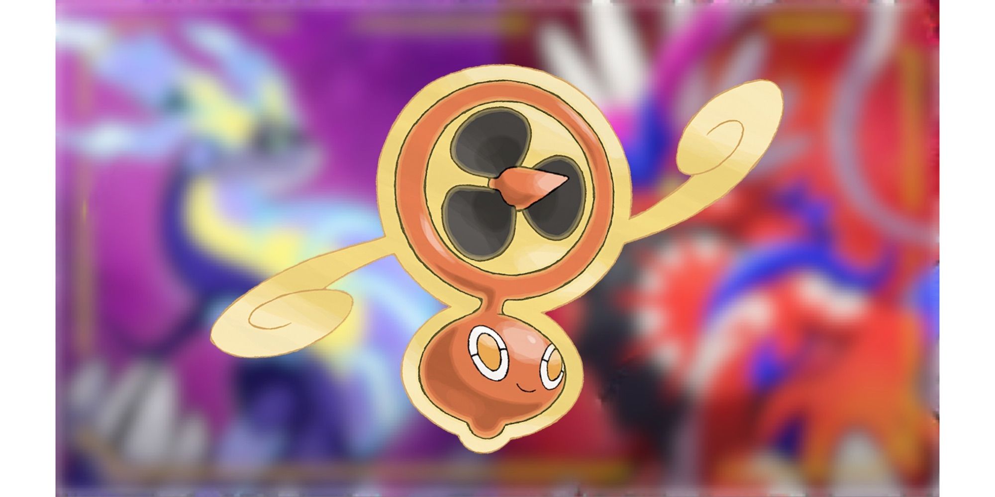 Fan Rotom Pokemon Scarlet and Violet Background