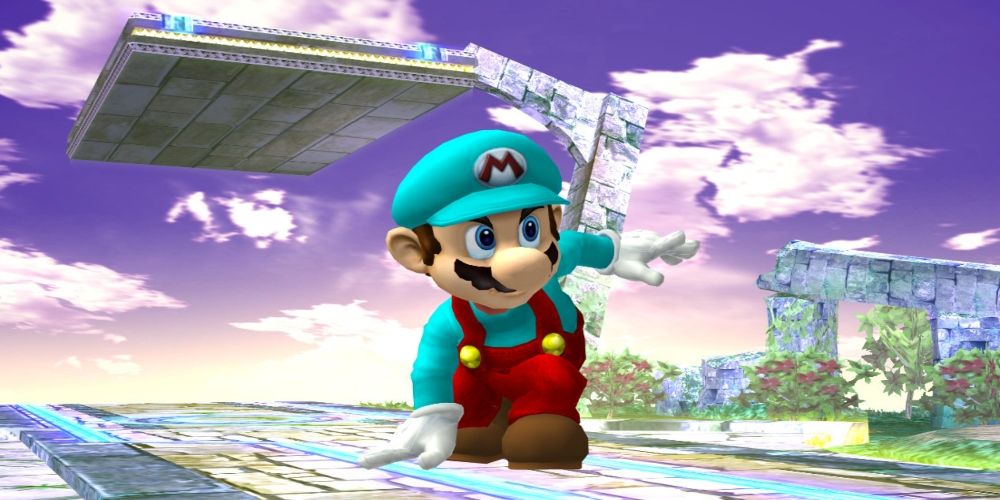 Ice Flower Mario from Super Smash Bros.