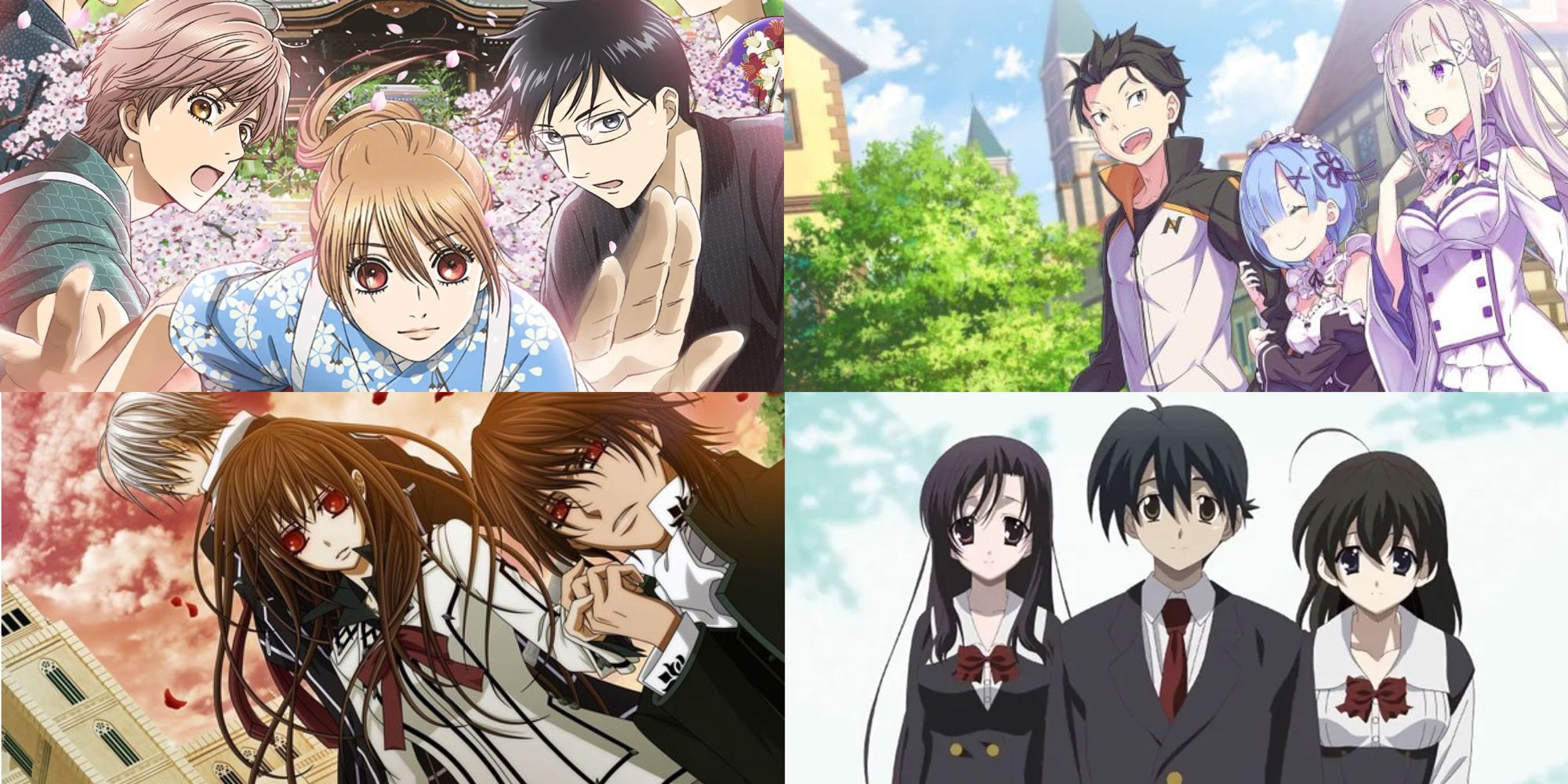 10 Best Anime With A Love Triangle Romances, According To Ranker