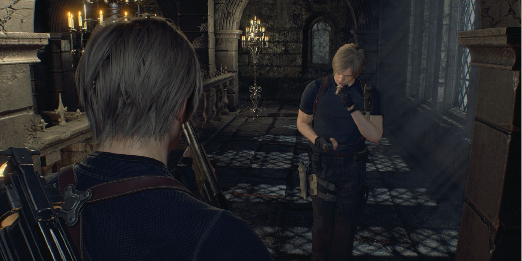Resident Evil 4 Remake Leon Replaces Ashley mod