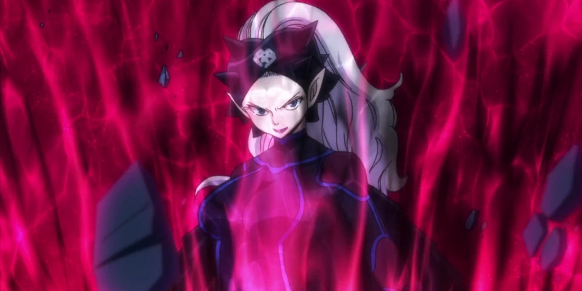 Mirajane From Fairy Tail Surrounded by Dark Energy