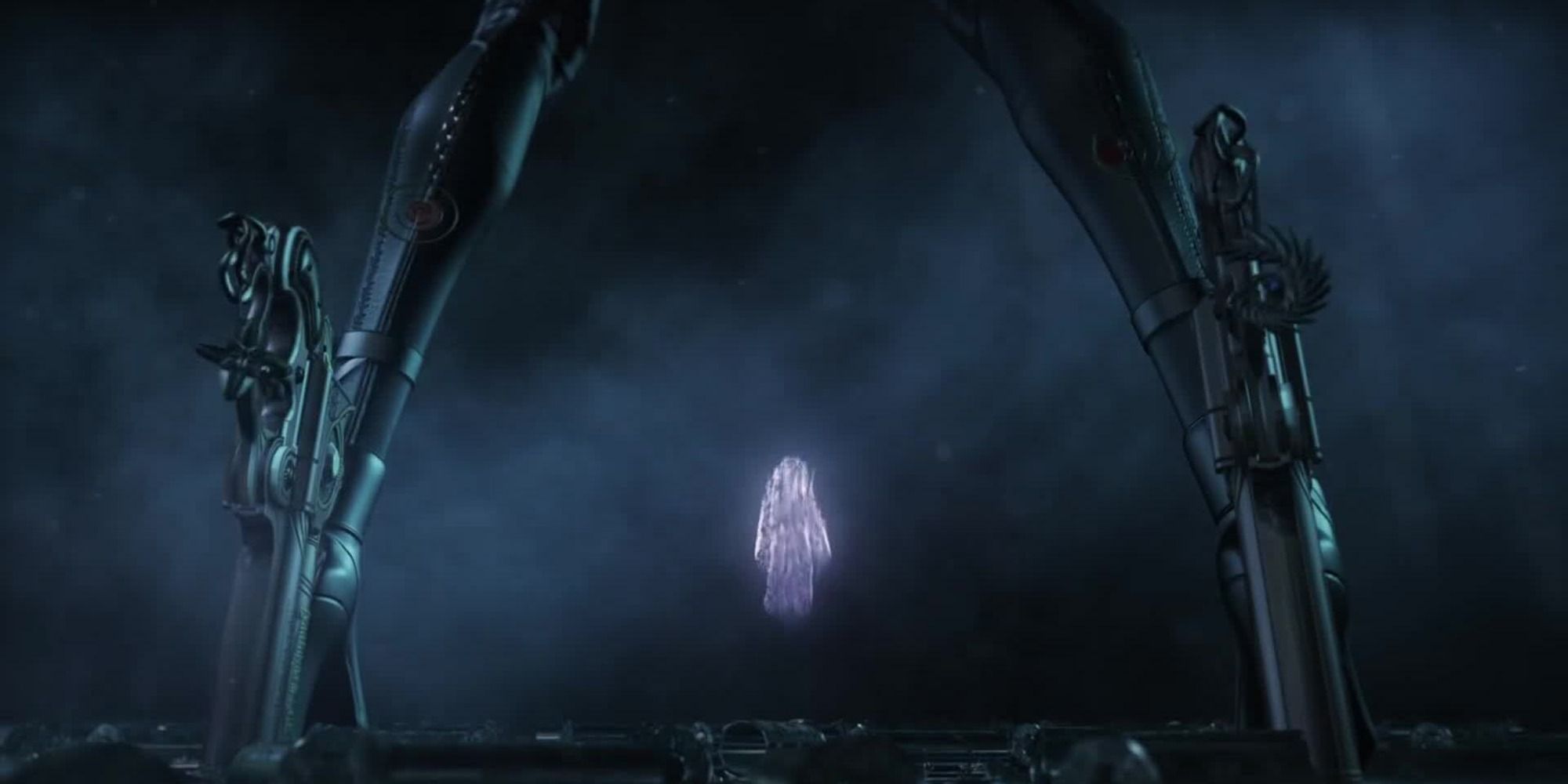 A still from the teaser trailer for Bayonetta 3 released in 2017.