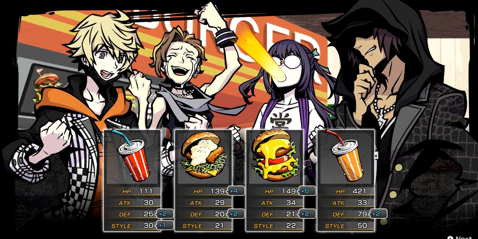 Neo the world ends with you food