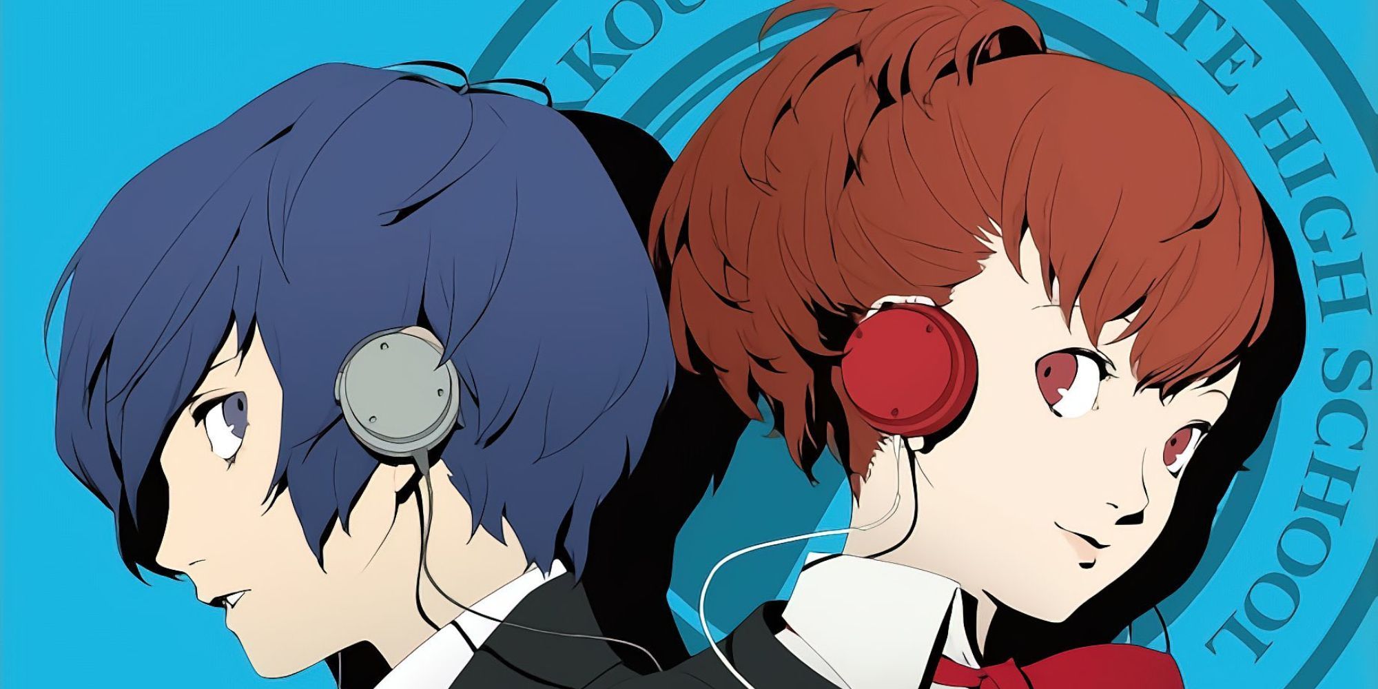Persona 3 protagonists artwork from the Persona 25th anniversary celebration