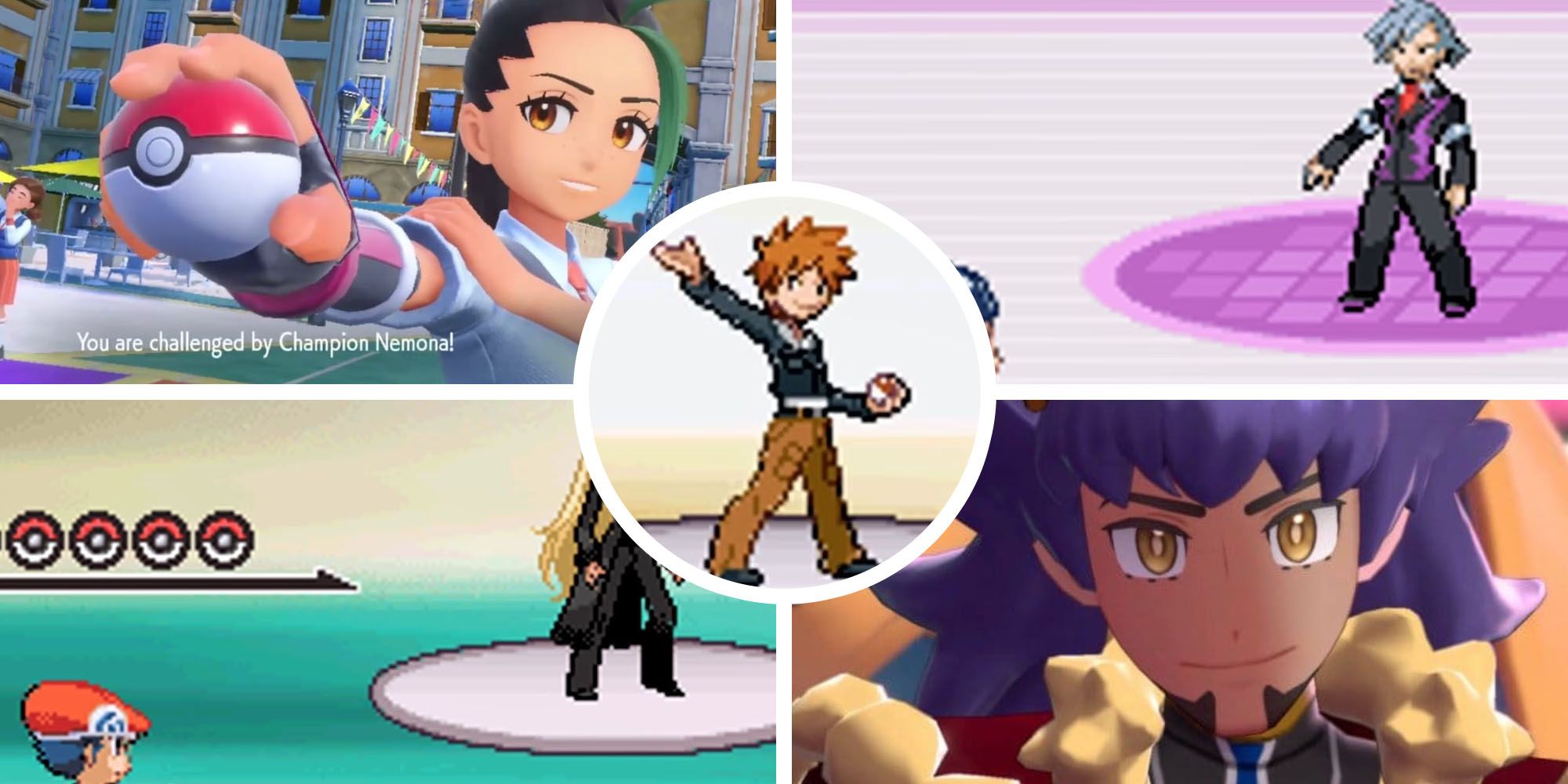 Pokémon Masters' models on X: Pokémon League Champions (Gen 1- 8