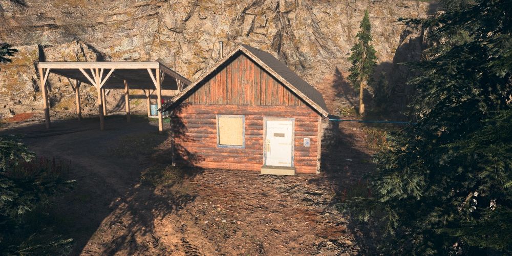 Far Cry 5 a small house on empty land
