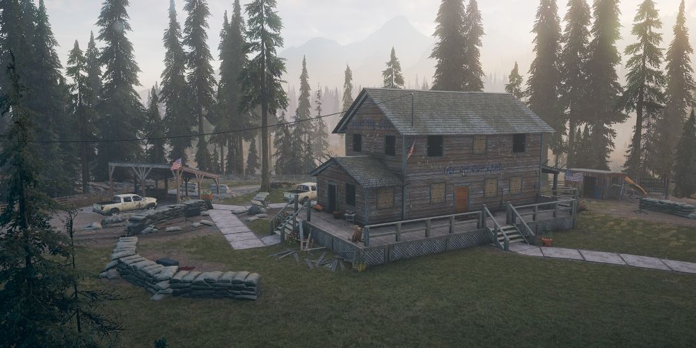 Far Cry 5 outside the Elliot Residence