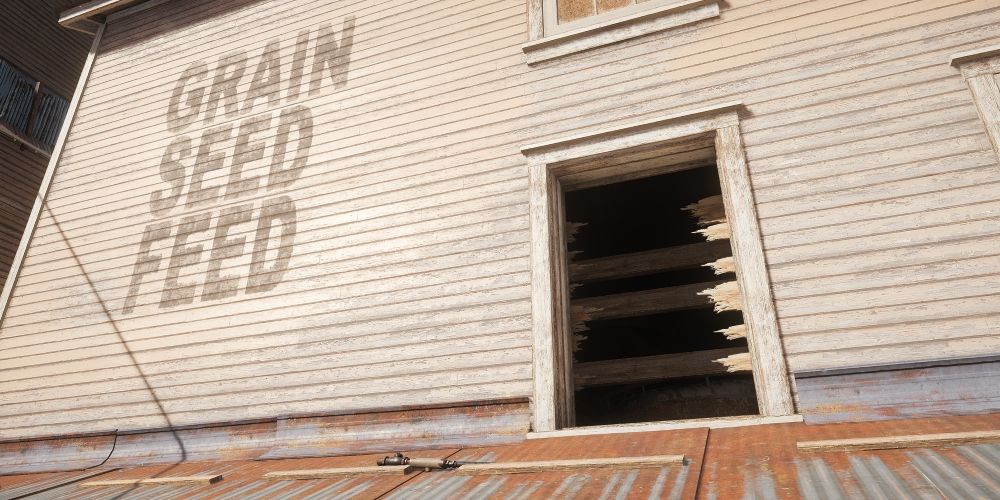 Far Cry 5 entrance to grain stockpile