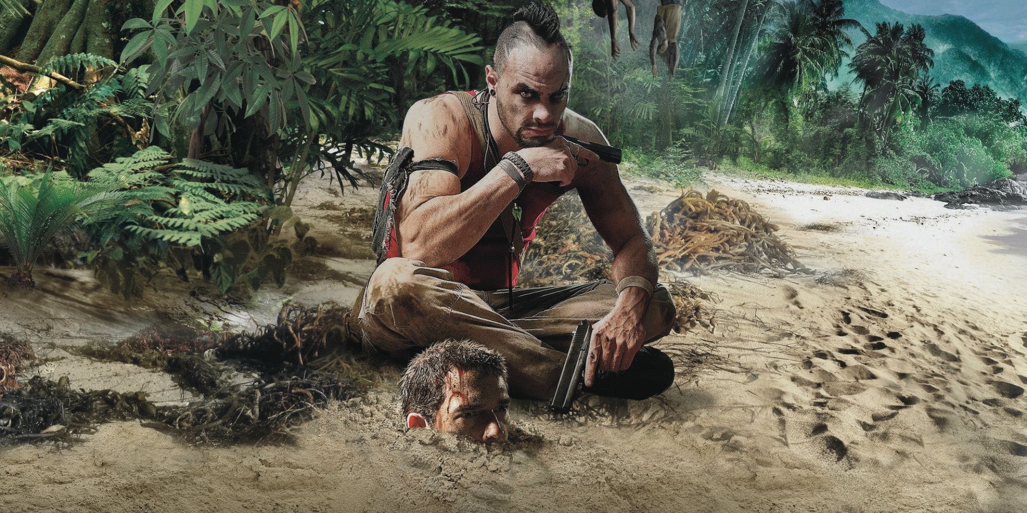 ubisoft open world far cry 3 promo image of vaas