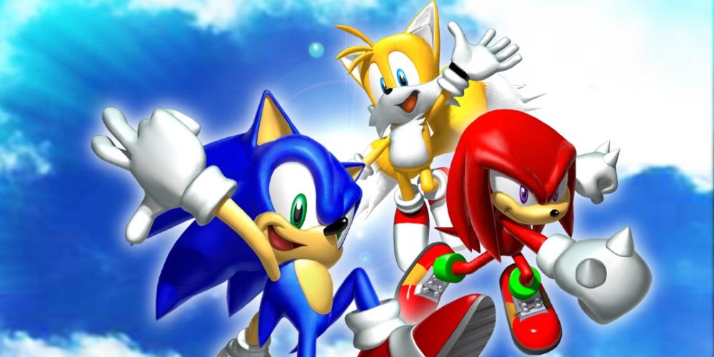 Sonic Heroes Knuckles Tails Artwork