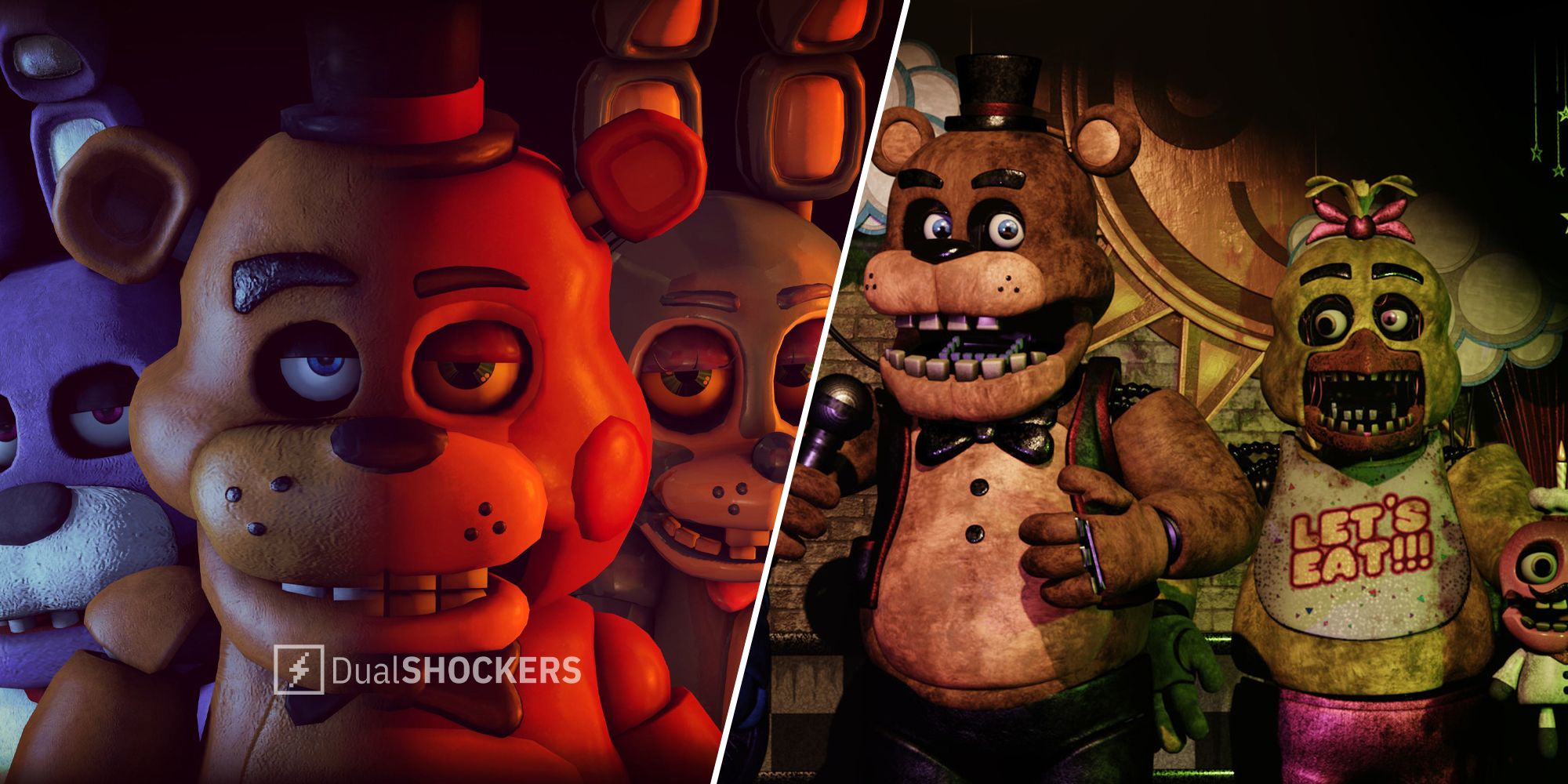 The Five Nights At Freddy's gameplay and characters