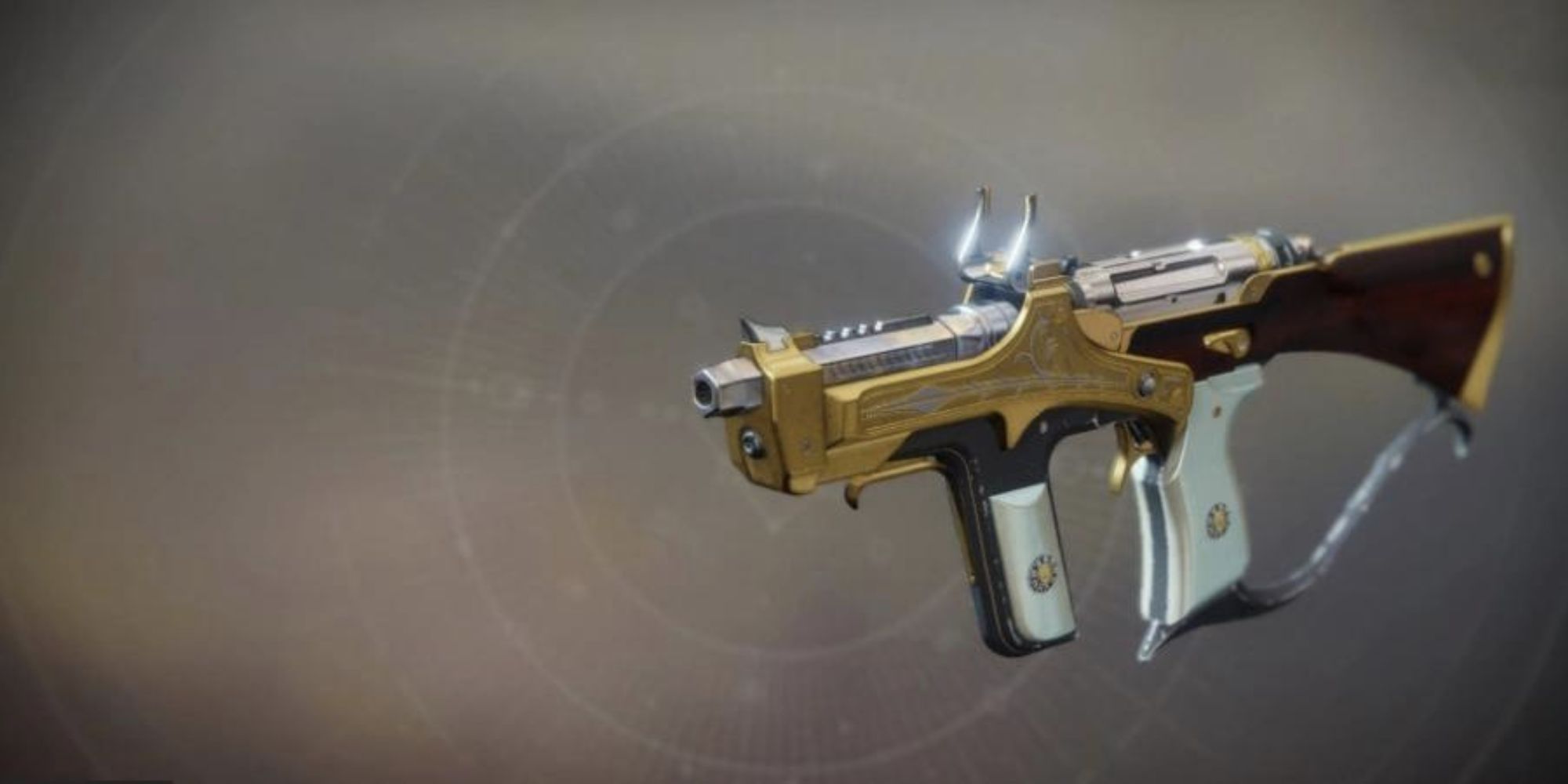 The Huckleberry Submachine gun from Destiny 2