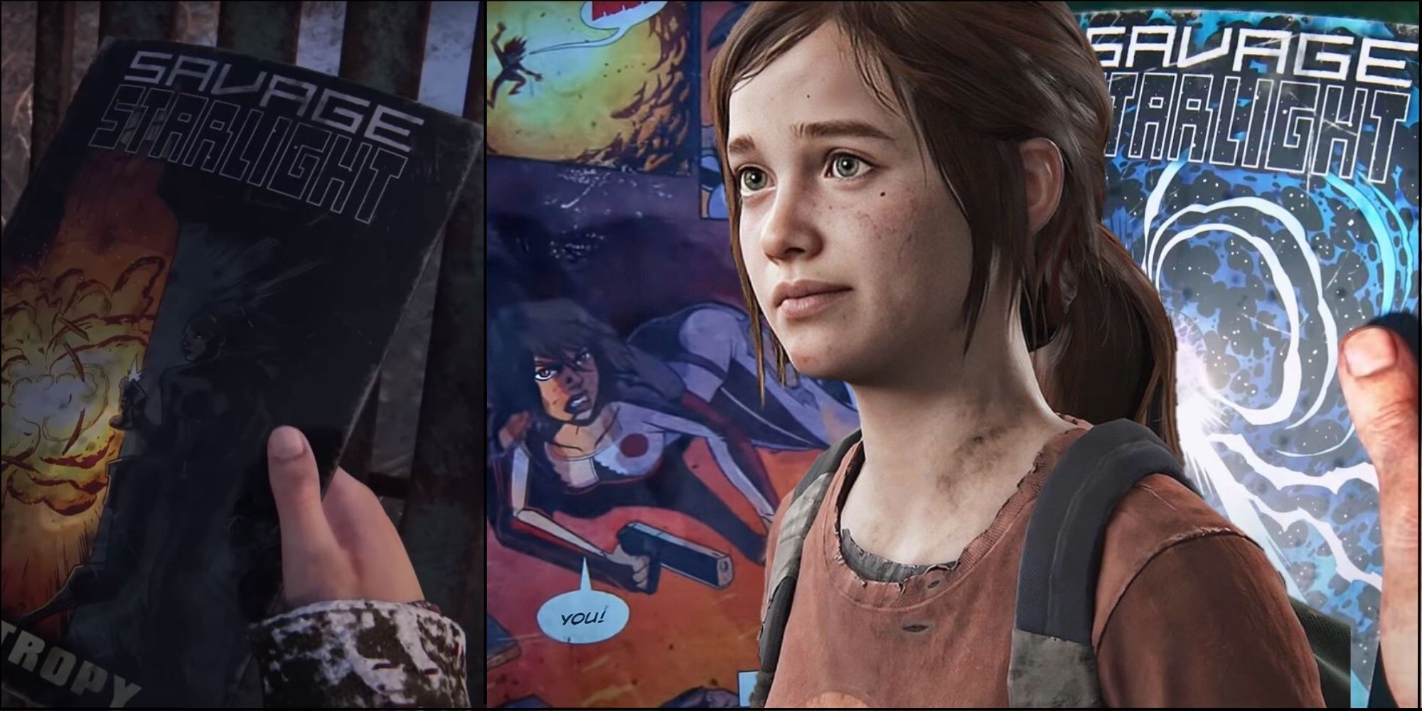 Featured Image Showcasing Ellie and Starlight Comics in The Last of Us Part 1