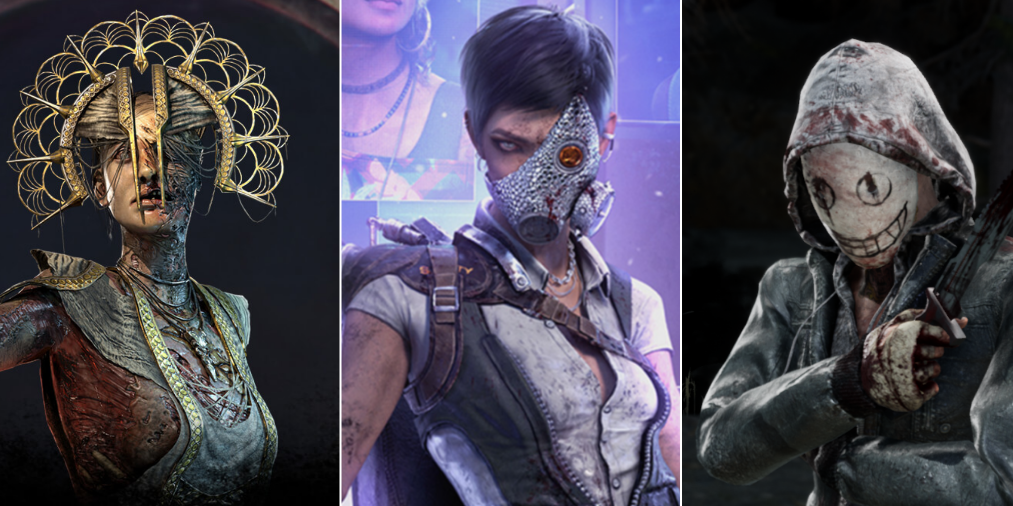 Dead By Daylight Killers The Plague, Skull Merchant, and The Legion