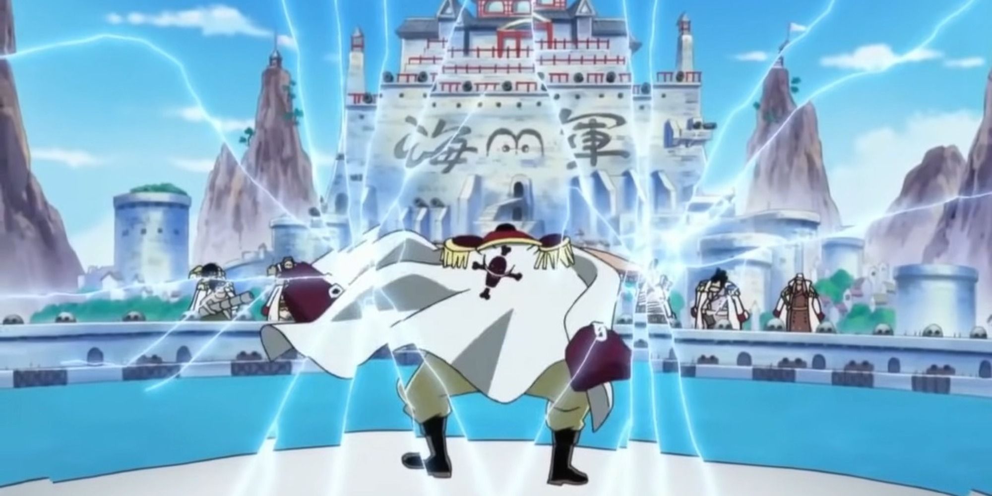 One Piece Whitebeard Shows Up at Marineford