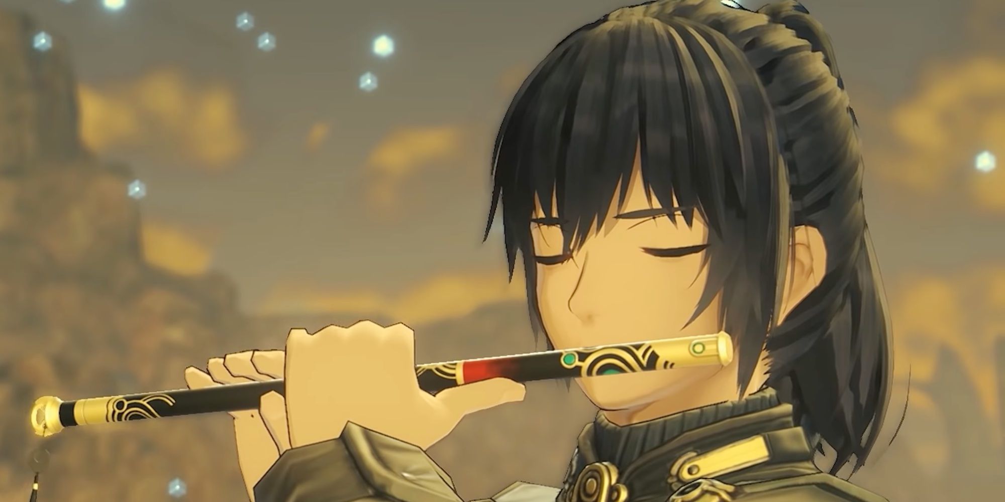 Xenoblade Chronicles 3: Noah playing the flute