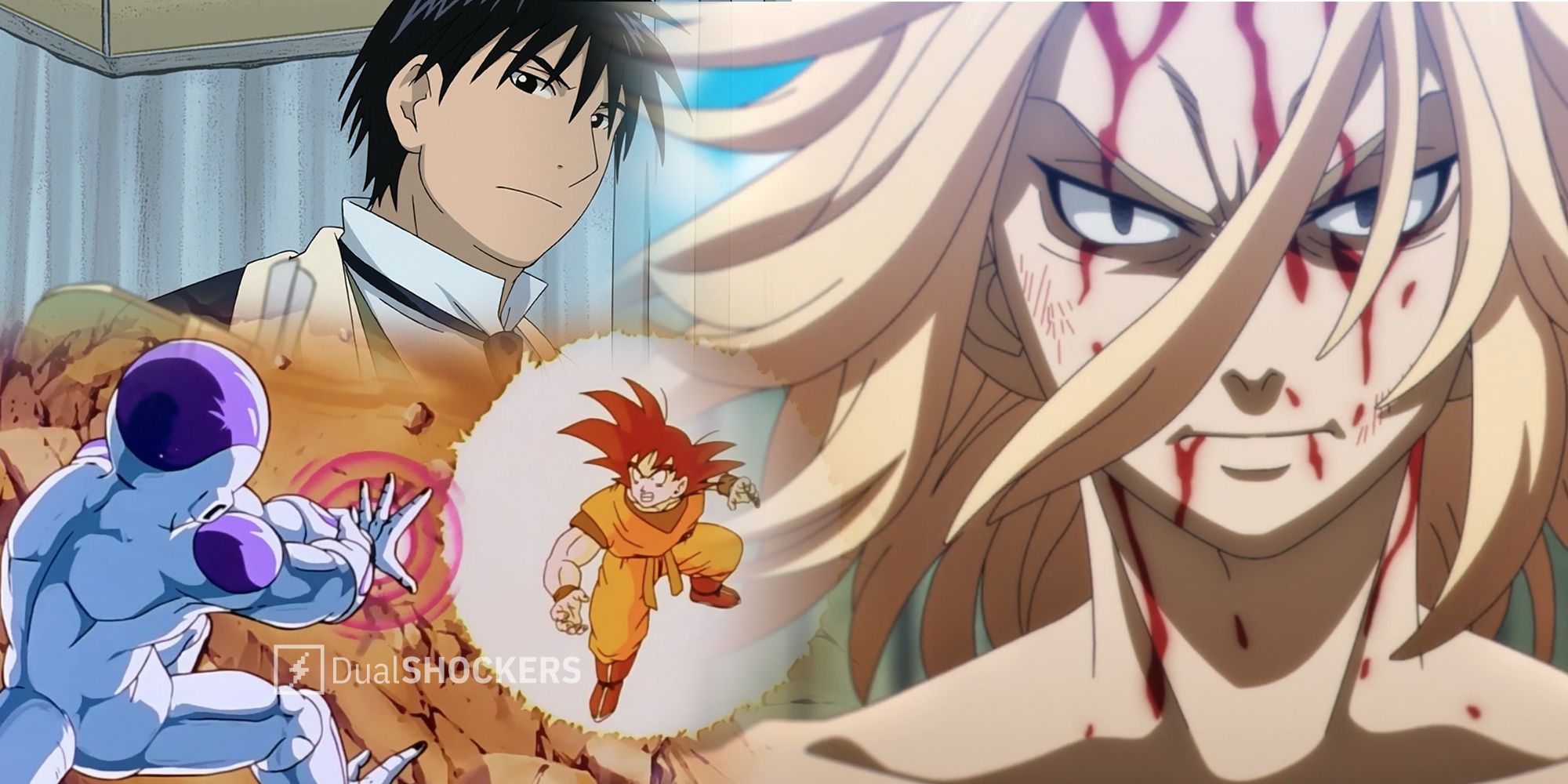 Frieza Saga Arc - Dragon Ball, The Promised Day Arc - Fullmetal Alchemist, Valhalla Arc - Tokyo Revengers anime