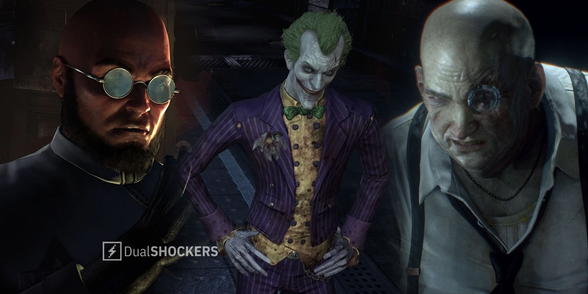 Hugo Strange, The Joker, Penguin Batman video games gameplay
