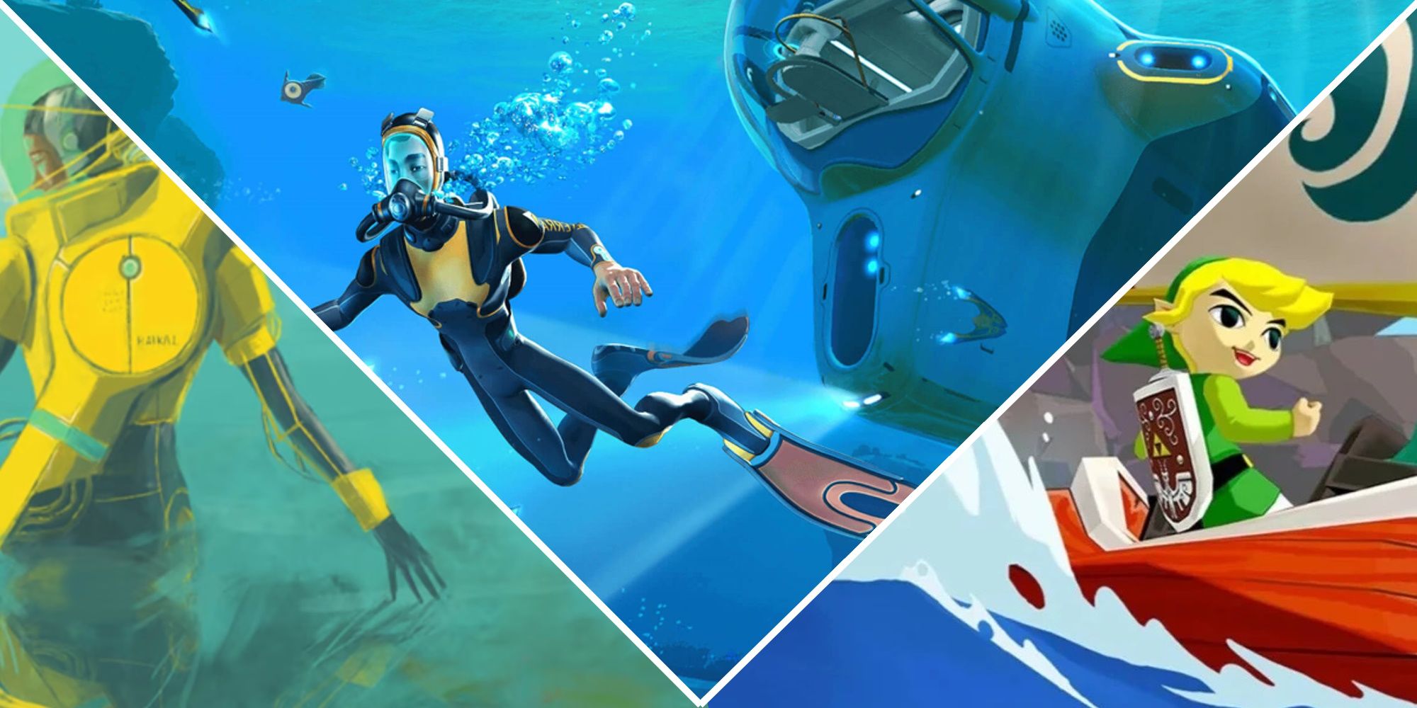 In Other Waters, Subnautica, and Wind Waker